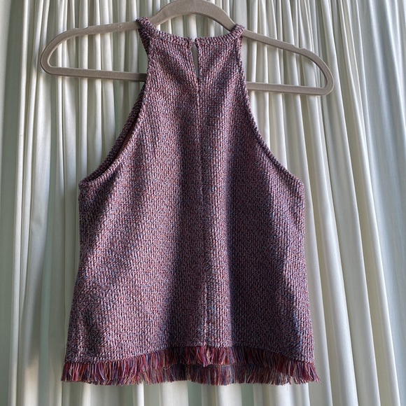 Zara - size small - pink/blue/white thread tank top - Picture 3 of 5